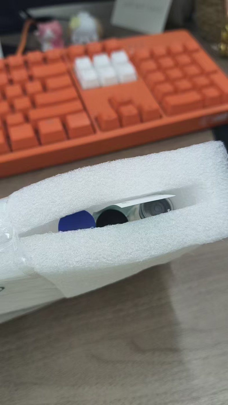 Real peptide samples secured in protective foam before shipment to Janoshik