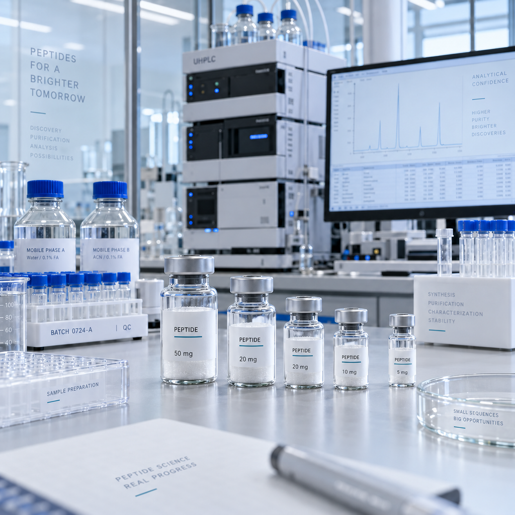 Peptide product portfolio and analytical testing laboratory at Signalyn Bio