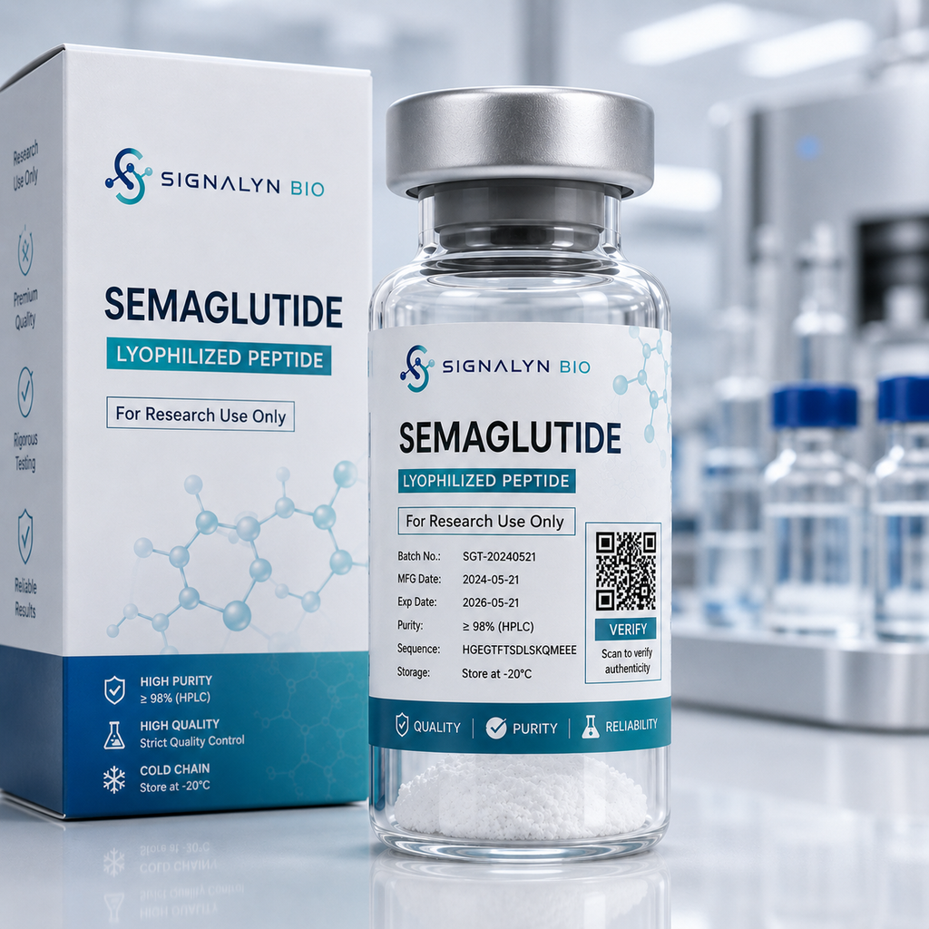 Semaglutide peptide for metabolic and biotechnology research