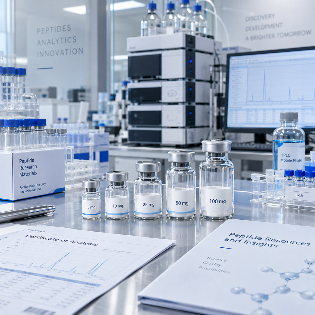 Peptide manufacturing guides and analytical resources at Signalyn Bio